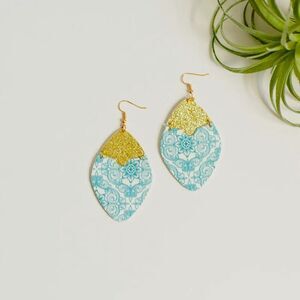 Josie Earrings-Light Blue